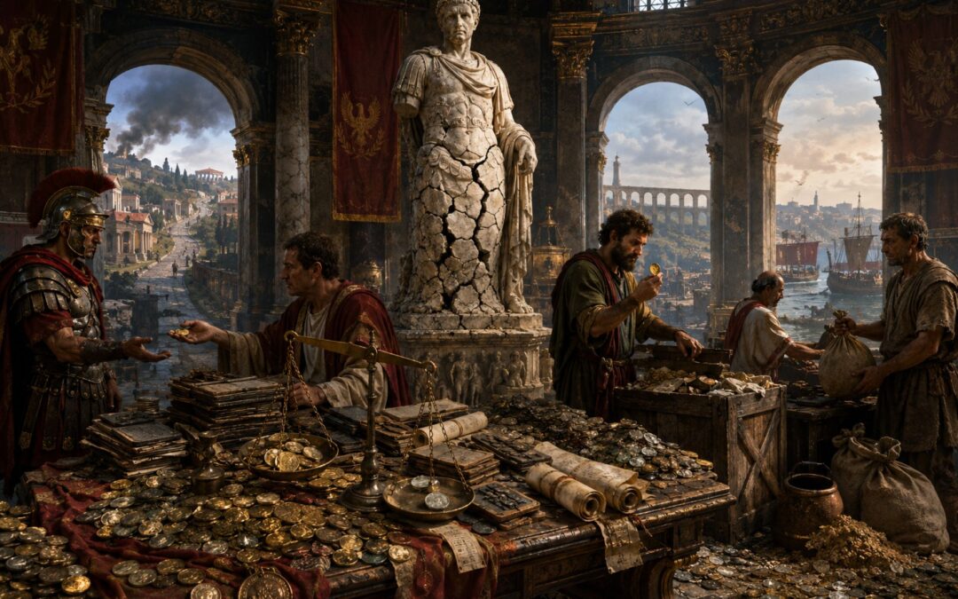 Roman economy collapse