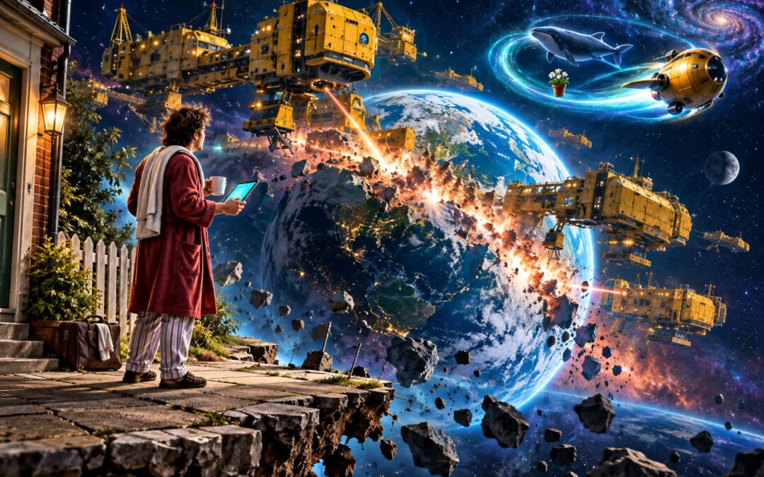 The Hitchhiker's Guide to the Galaxy by Douglas Adams